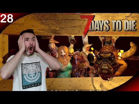 Locurón de horda 😱😱  |  7 Days to Die War2zuk #28  |  Gameplay Español