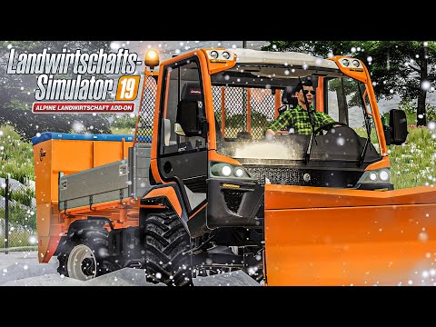 LS19: ALPINE LANDWIRTSCHAFT – Winterdienst im UNITRAC und Ballen zur BGA | Farming Simulator 19 3/3
