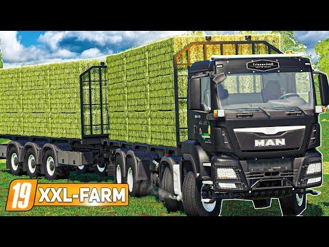 LS19 XXL Farm #98: HEUBALLEN pressen und abtransportieren! | LANDWIRTSCHAFTS SIMULATOR 19