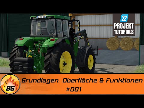 LS22 Tutorials #001 | Grundlagen, Oberfläche & Funktionen | FARMING SIMULATOR 22