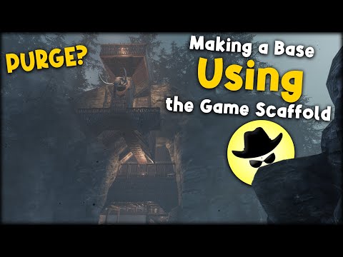Making a Base Using the Game Scaffold | Conan Exiles Isle of Siptah