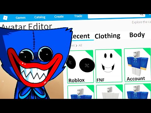 MAKING FRIDAY NIGHT FUNKIN HUGGY WUGGY a ROBLOX ACCOUNT (FNF, Poppy Playtime)