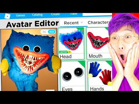 MAKING HUGGY WUGGY A ROBLOX ACCOUNT!? (POPPY PLAYTIME)