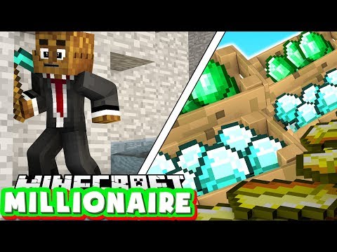 MAKING MY FIRST $10,000 – MINECRAFT MILLIONAIRE MOD PACK | JeromeASF