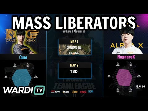 MASS LIBERATOR! – Cure vs Ragnarok (TvZ) – World Team League Winter [StarCraft 2]
