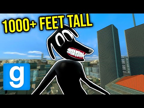 MASSIVE CARTOON DOG!! (Garry's Mod Sandbox)