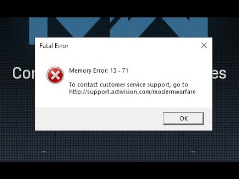 Memory Error: 13-71 Fixed – Call of Duty Warzone Bug Fix