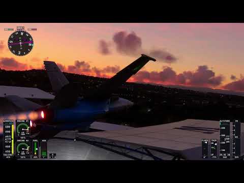 Microsoft Flight Simulator – Apple Cup Pre-game Fly-by