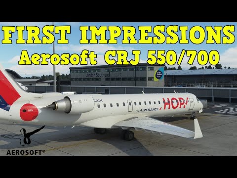 Microsoft Flight Simulator CRJ 550/700 FIRST LOOK!