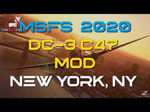 Microsoft Flight Simulator | DC-3 C47 Skytrain | New York, New York
