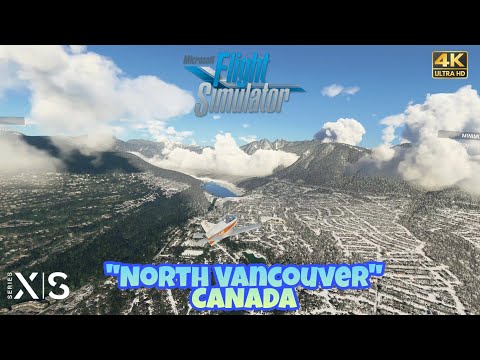 Microsoft Flight Simulator "North Vancouver, Canada" Live Snow Weather 11/26/21 Xbox Series X