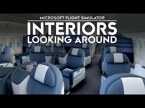 Microsoft Flight Simulator – Plane Interiors – Walking Around