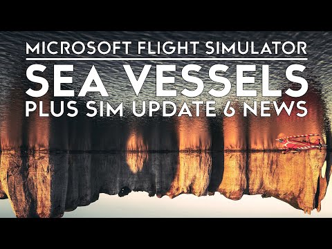 Microsoft Flight Simulator – Sea Vessels, Sim Update 6 News, Cirrus Vision Jet