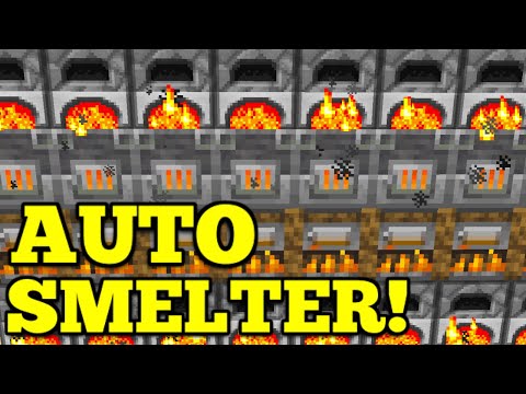 Minecraft 1.15 Auto Smelter Tutorial – EASY!