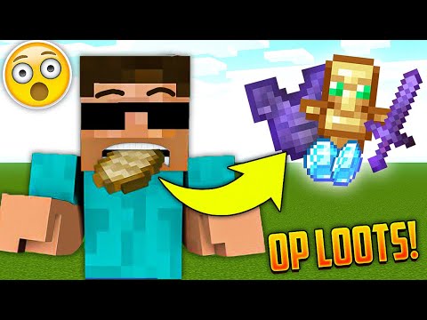 Minecraft but EATING Gives OP ITEMS…