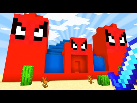 Minecraft, But There Are Superhero Structures…