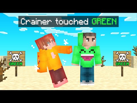 Minecraft But You Can't Touch the Color Green…