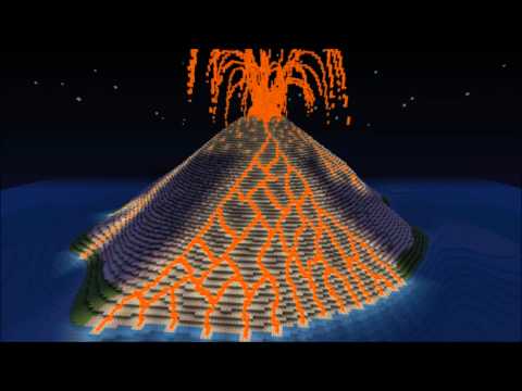Minecraft – Erupting Volcano