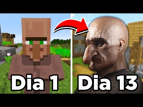 minecraft mas sempre vai ficando mais realista