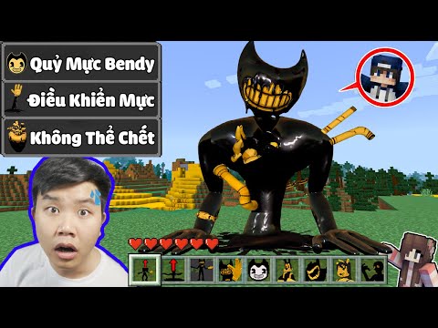 Minecraft, Nhưng bqThanh Là QUỶ MỰC HOẠT HÌNH BENDY Troll Ốc (Bendy And The Ink Machine)