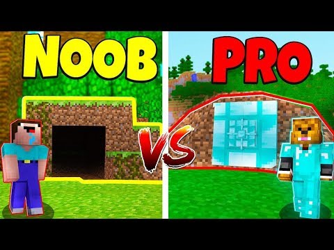 Minecraft NOOB vs. PRO: SECRET BUNKER in Minecraft! | JeromeASF
