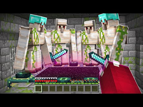 MINECRAFT pero NOS CONVERTIMOS EN GOLEMS 😂 RAPTOR MINECRAFT ROLEPLAY