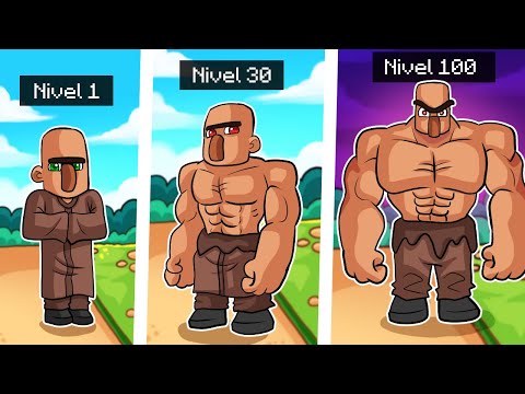 MINECRAFT pero PUEDES MEJORAR ALDEANOS 😍😱