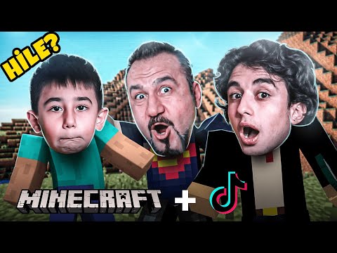 MİNECRAFT TİKTOK HİLELERİNİ DENİYORUZ! GERÇEK Mİ? TROLL MÜ? |3 KİŞİ MINECRAFT OYNUYORUZ