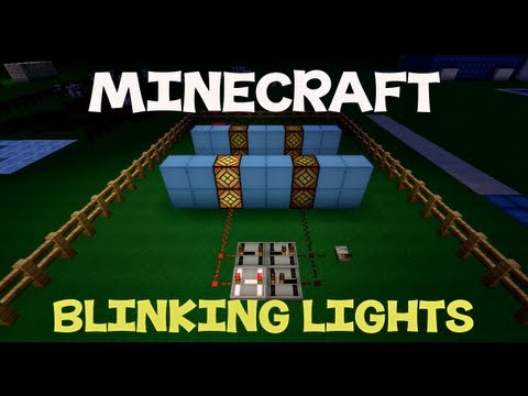 Minecraft Tutorial: How To Make Blinking Lights