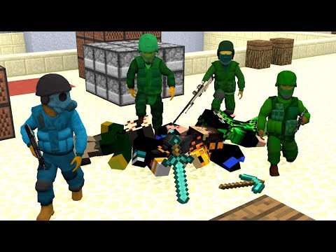 Minecraft vs Counter Strike Global Offensive мультик (часть 2)