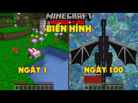 MÌNH SINH TỒN 100 NGÀY TRONG MINECRAFT SIÊU KHÓ BIẾN HÌNH !