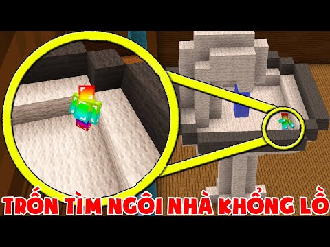 MINI GAME : TRÒ CHƠI TRỐN TÌM ** THỬ THÁCH T GAMING CHƠI TRỐN TÌM NHÀ SIÊU KHỔNG LỒ MINECRAFT