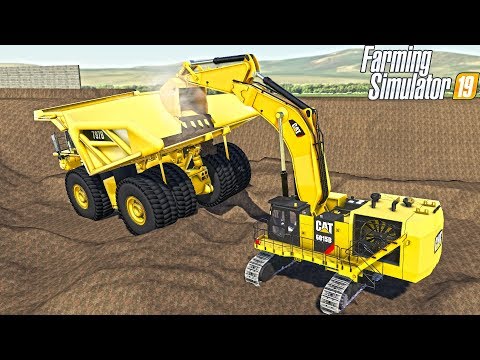 MINING FOR GOLD! (HUGE CAT EQUIPMENT) | FARMING SIMULATOR 2019