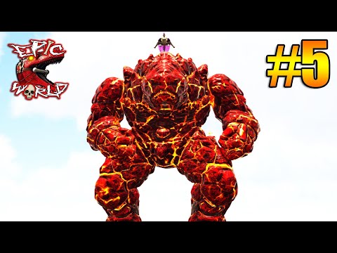 MONSTRUOS Y TAMEOS INCREÍBLES 😱 EPIC WORLD #5 🔥 Ark: Survival Evolved