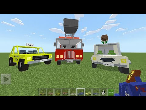 More Vehicles ADDON For Minecraft PE | Vehicles Mod MCPE