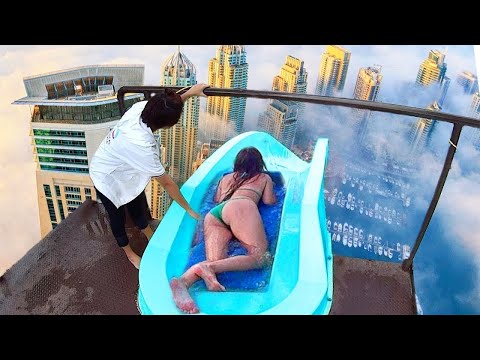 My girlfriend died on this water slide…