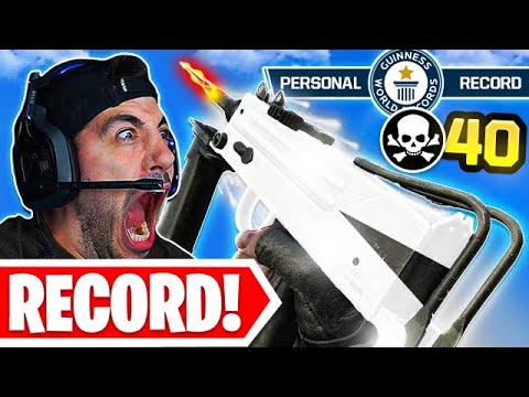 My NEW Kill RECORD in Warzone! 😯 INSANE 40 KILL GAME!