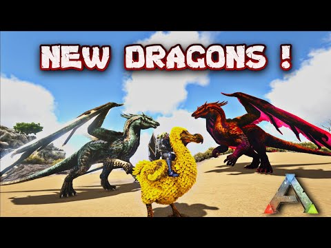 MY NEW PET DRAGONS AND GOLDEN DODO ! | ARK SURVIVAL EVOLVED RAGNAROK