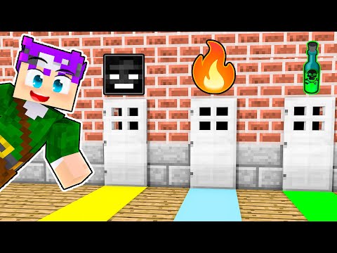 NÃO ESCOLHA A PORTA DOS ELEMENTOS ERRADA NO MINECRAFT!!