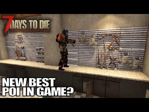 New Alpha 19 POI is a DEATHTRAP! | 7 Days to Die Alpha 19 Gameplay | E08