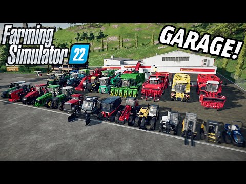 New FS22 Gameplay Trailer & Garage Setup! | Farming Simulator 22
