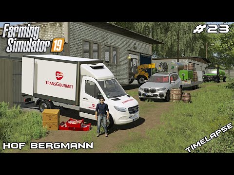 NEW Mercedes van and NEW production with @kedex | Hof Bergmann | Farming Simulator 19 | Episode 23