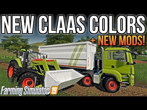 NEW MODS! Change Any Tractor Colors To Claas! | Farming Simulator 19