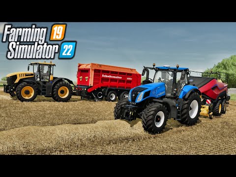 New Mods for 22 & 19! Collect Straw at Missions & Trailed Harvester! (8 Mods) | Farming Simulator