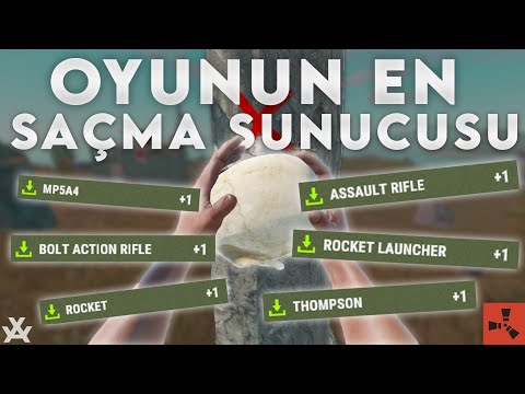 NEYE VURURSAN RANDOM İTEM VERİYOR (OYUNUN EN SAÇMA SUNUCUSU) Rust Türkçe