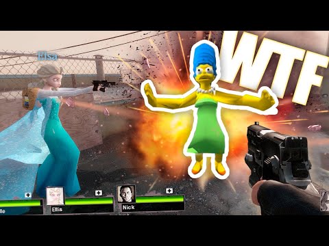 NO juegues LEFT 4 DEAD si tiene MODS de los SIMPSONS 😭