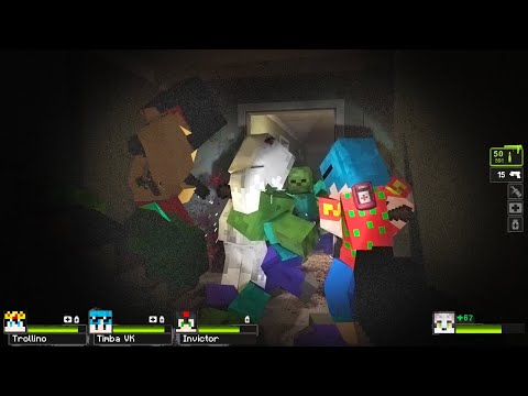 ¡NO TENEMOS ESCAPATORIA! 😭 MINECRAFT MOD LEFT 4 DEAD 2 con LOS COMPAS | CAPÍTULO #2