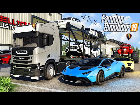 Nouvelles voitures de LUXE à la Ferme de Millionnaire | Farming Simulator 19