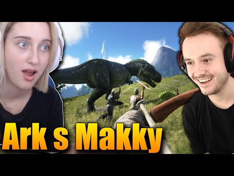 NOVÁ SÉRIE Z DINOSAURŮ S MAKKY JE TADY!🦖 Ark Survival Evolved #1 w/@Makousek