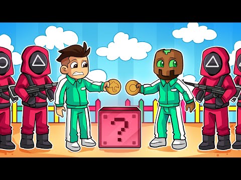 ¡NUEVOS LUCKY BLOCKS EL JUEGO DEL CALAMAR! 💥😂 CARRERA LUCKY BLOCKS MINECRAFT